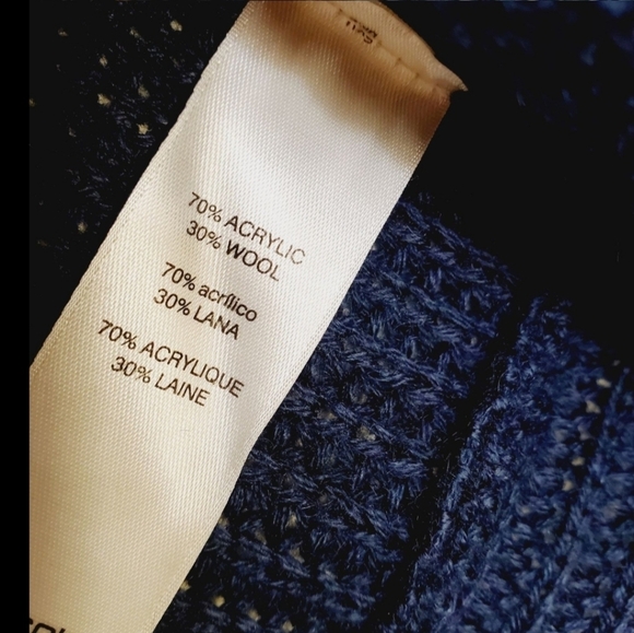 Chico's navy blue Johanna open front Johanna vest size 1 (s) NWT - Picture 6 of 6